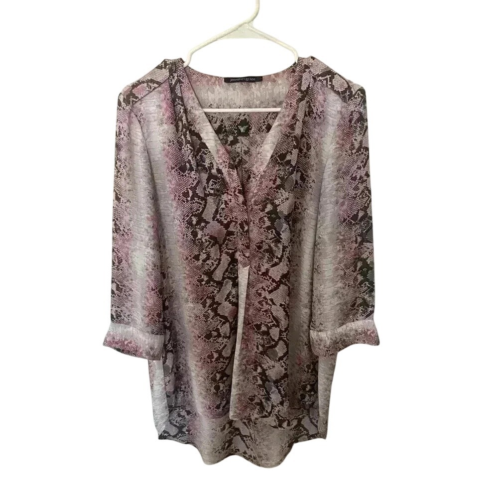 Jennifer & Grace Long Sleeve‎ Blouse